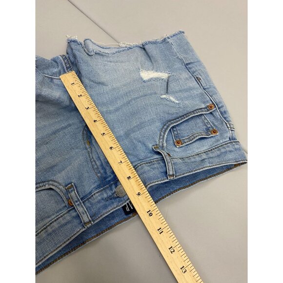Gap 3" Jean Shorts Womens Size 27 Denim Distressed Cut Off Vacation Summer - Picture 7 of 12